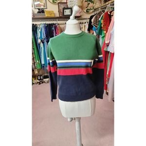 M vintage 90s landsend striped sweater